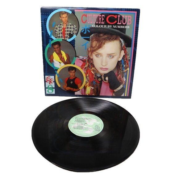 Culture Club Colour by Numbers Vinyl Record Album 80s Iconic Karma Chameleon - Picture 3 of 7